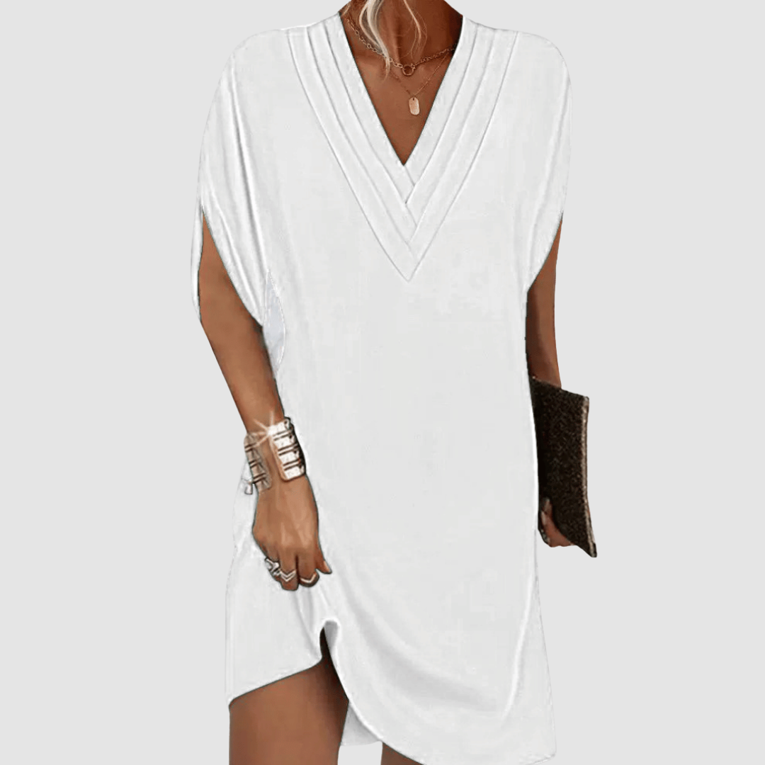 AMY™ - ROBE ÉLÉGANTE À DEMI-MANCHES
