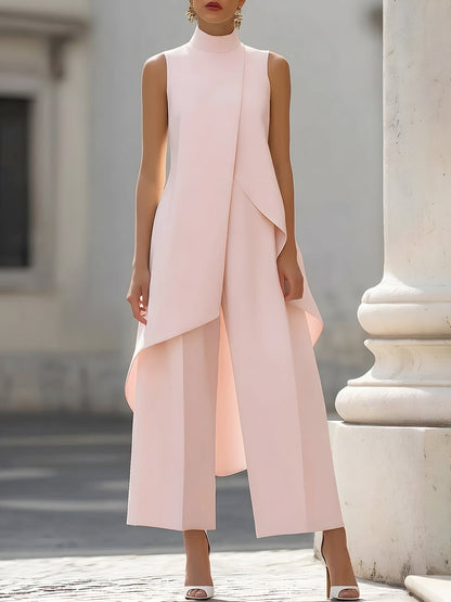 EVERLY - ENSEMBLE ÉLÉGANT DEUX PIÈCES À JAMBES LARGES