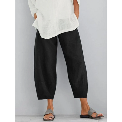 VIOLETTE - PANTALON EN LIN ÉLÉGANT ET CONFORTABLE