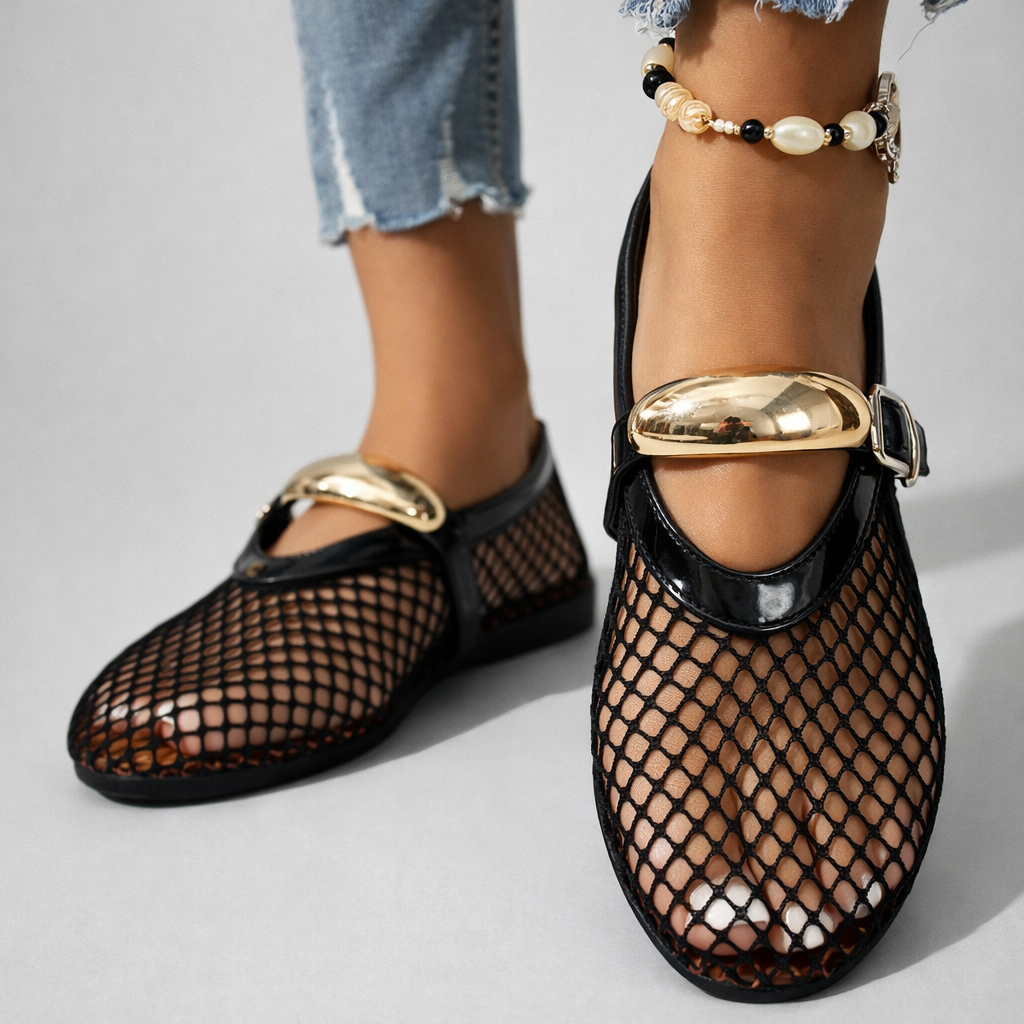 MARGAUX - MARY JANE BALLERINES
