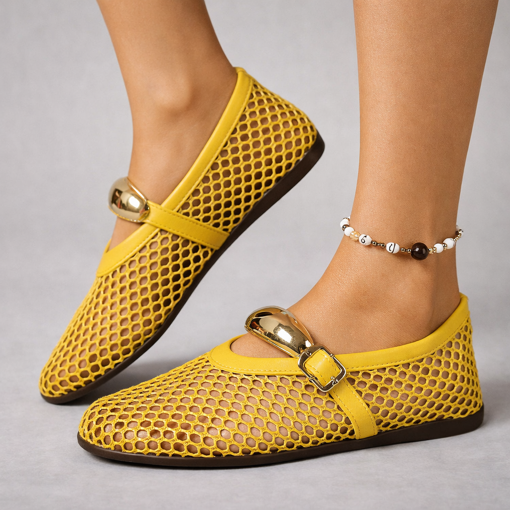 MARGAUX - MARY JANE BALLERINES