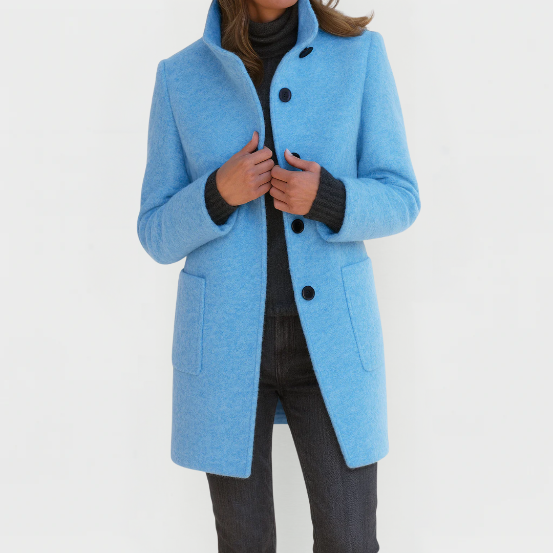 HELENA - MANTEAU EN LAINE COUPE MIDI