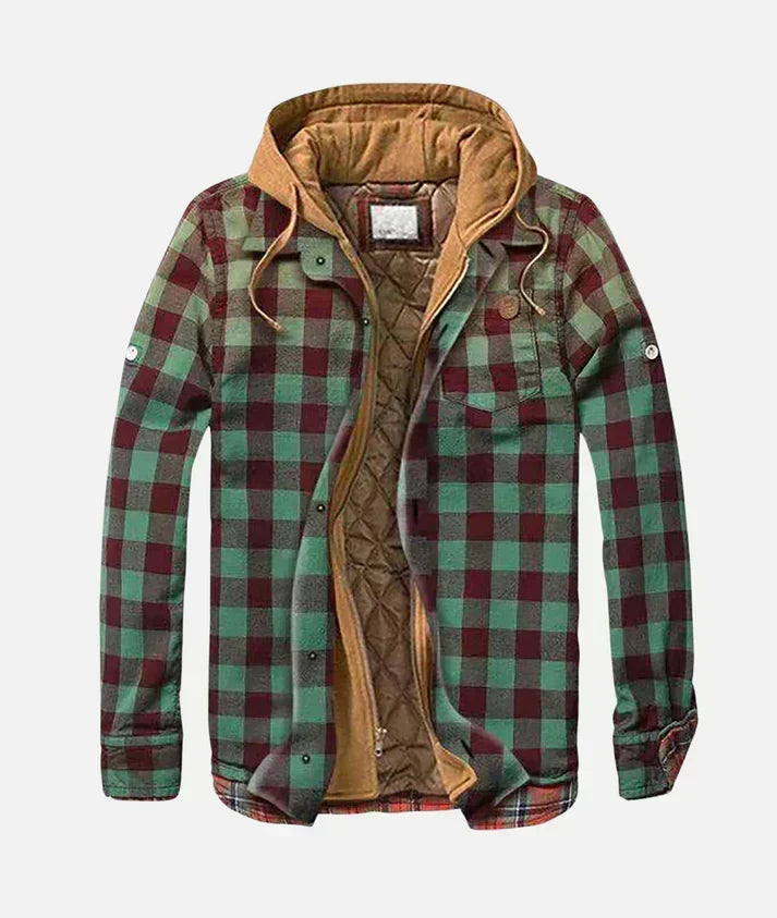 THOMAS - VESTE PATCHWORK À CARREAUX