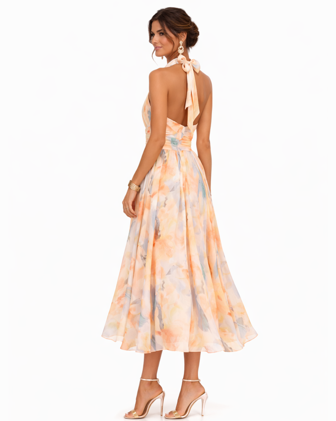 ELAINA | ROBE AVEC DÉCOLLETÉ DOS NU