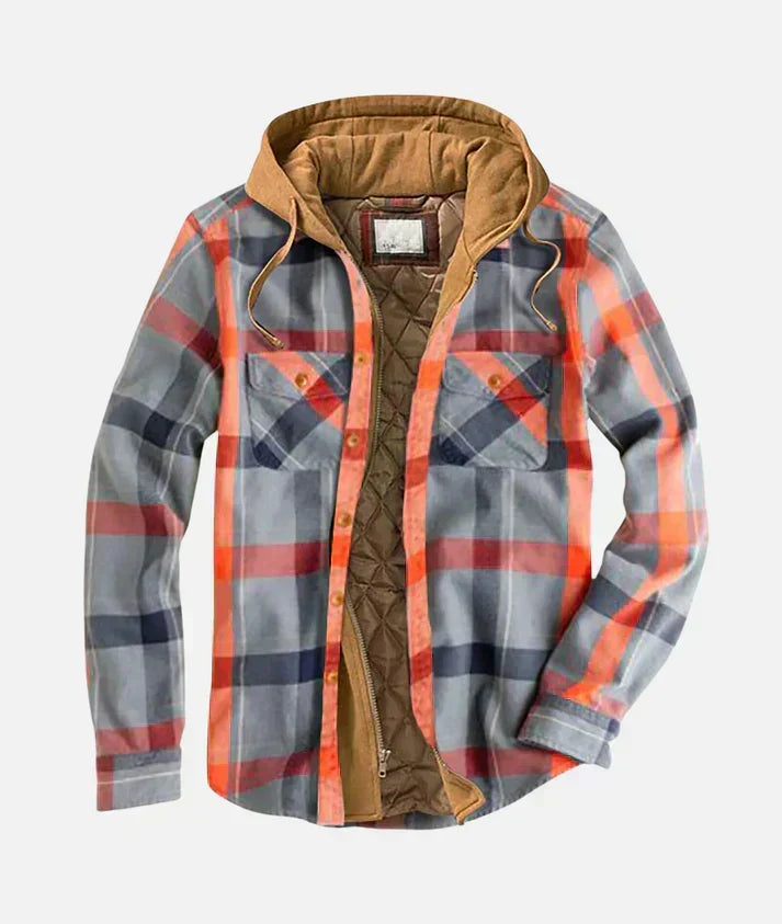 THOMAS - VESTE PATCHWORK À CARREAUX