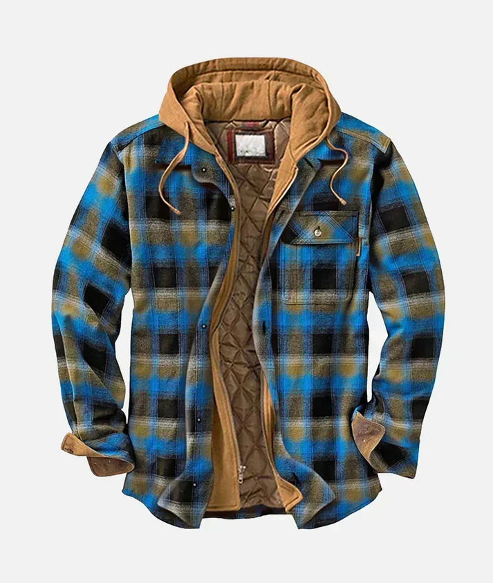 THOMAS - VESTE PATCHWORK À CARREAUX