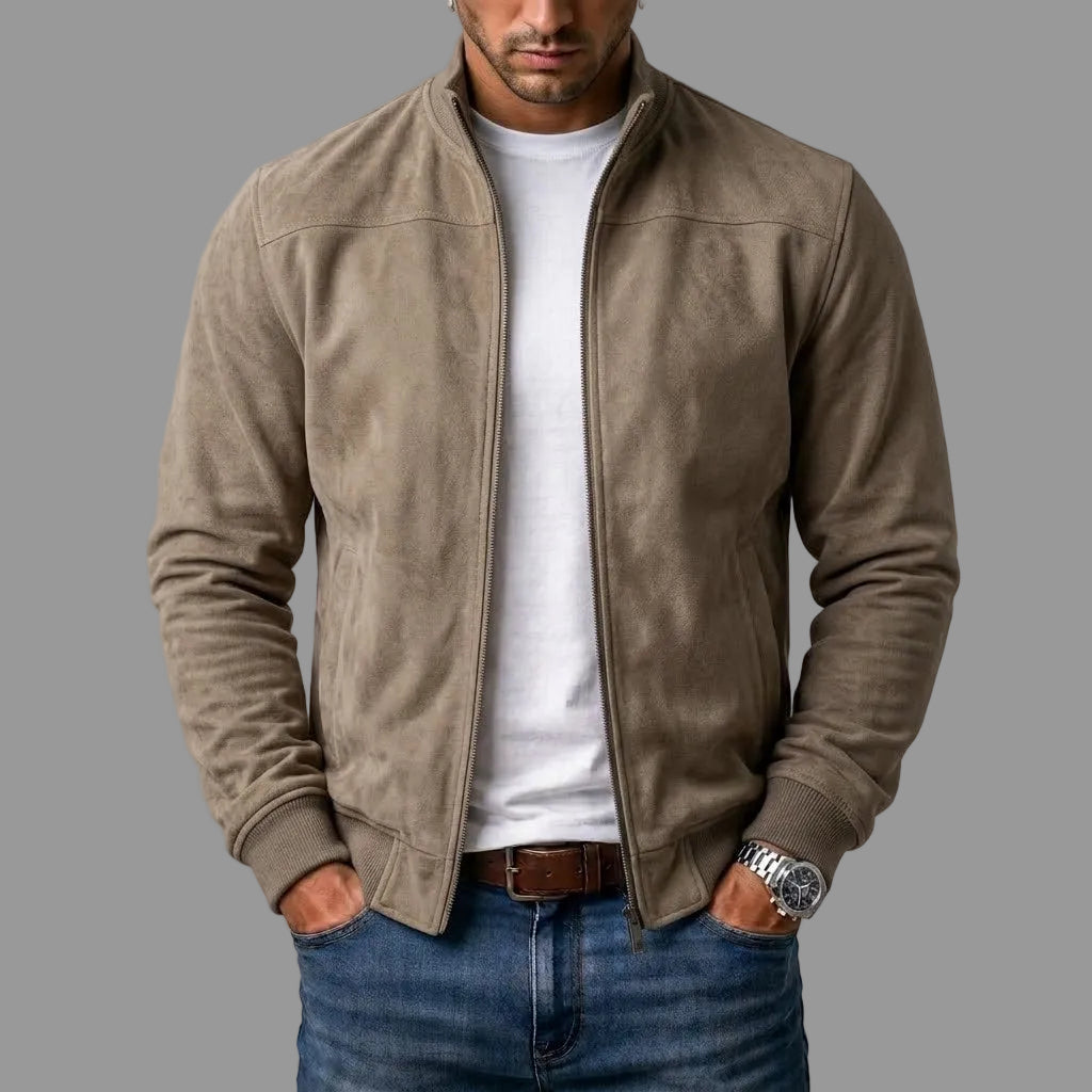 CHARLIE - BLOUSON AVIATEUR EN DAIM