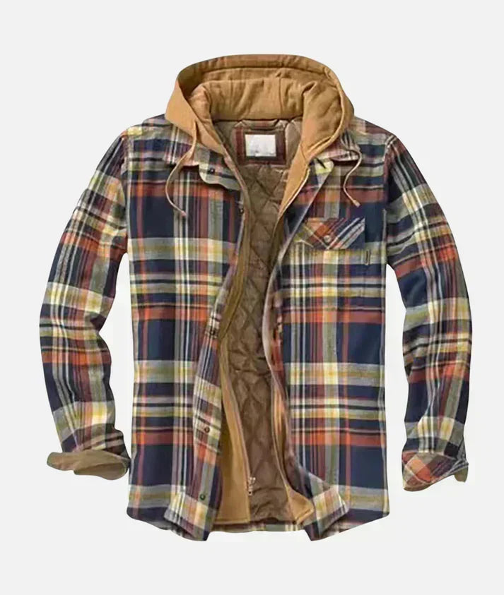 THOMAS - VESTE PATCHWORK À CARREAUX