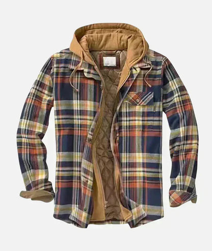 THOMAS - VESTE PATCHWORK À CARREAUX