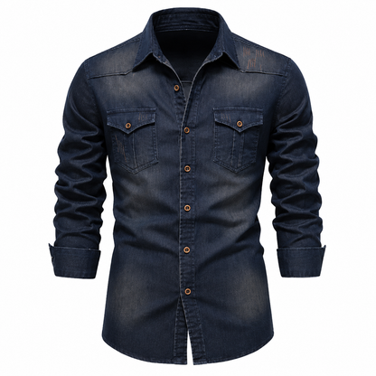 ADAPTIVEFIT - CHEMISE EN JEAN DE COTON