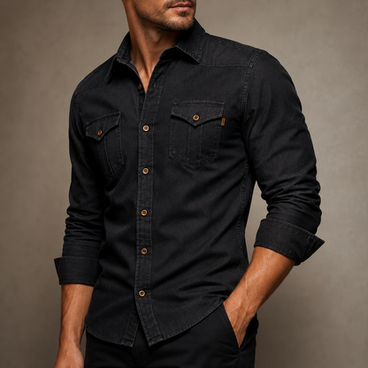 ADAPTIVEFIT - CHEMISE EN JEAN DE COTON