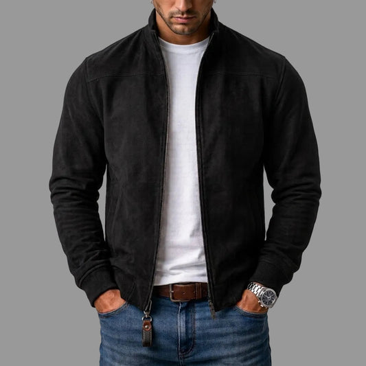 CHARLIE - BLOUSON AVIATEUR EN DAIM