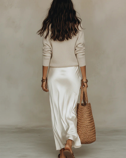SOLA - ROBE À ENFILER ET ENSEMBLE EN TRICOT