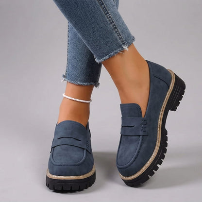 CAPUCINE - MOCASSINS À PLATEFORME STYLE COLLEGE