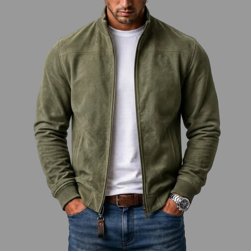 CHARLIE - BLOUSON AVIATEUR EN DAIM