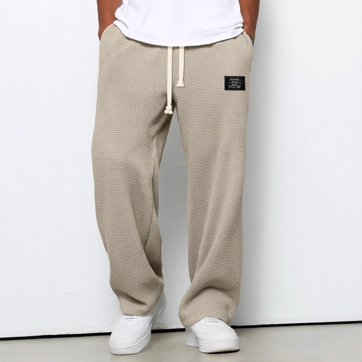 SAMUEL | PANTALONI LARGHI CON VITA REGOLABILE
