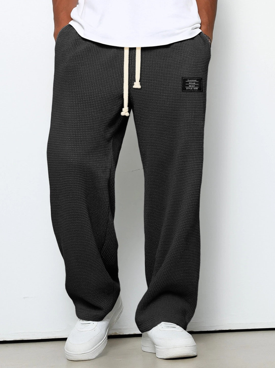 SAMUEL | PANTALONI LARGHI CON VITA REGOLABILE