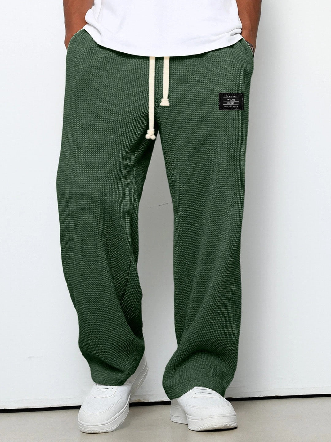 SAMUEL | PANTALONI LARGHI CON VITA REGOLABILE