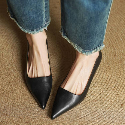 ANOK - ESCARPINS EN CUIR VÉRITABLE