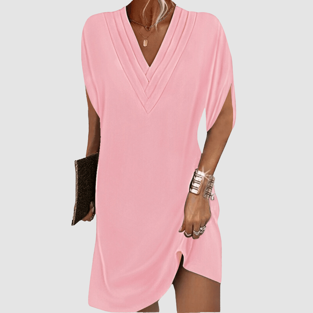 AMY™ - ROBE ÉLÉGANTE À DEMI-MANCHES