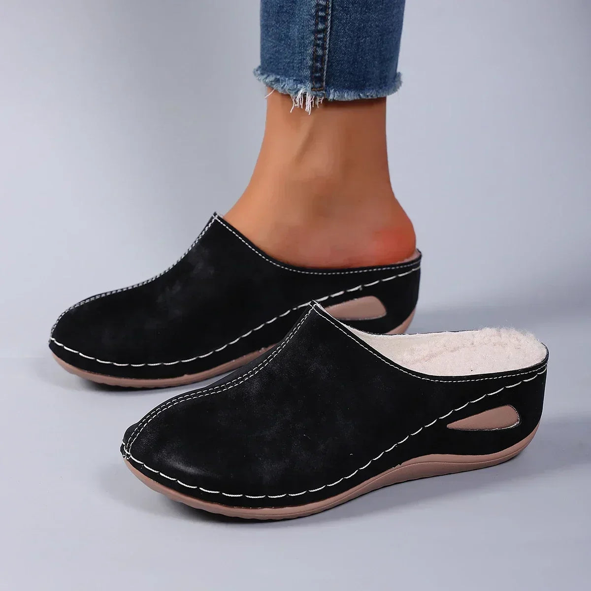 AMÉLIE - PANTOUFLES ORTHOPÉDIQUES CHAUDES CONFORT QUOTIDIEN