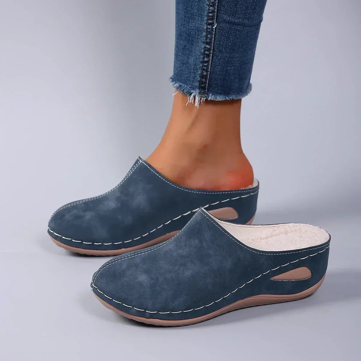 AMÉLIE - PANTOUFLES ORTHOPÉDIQUES CHAUDES CONFORT QUOTIDIEN