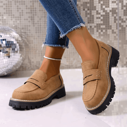 CAPUCINE - MOCASSINS À PLATEFORME STYLE COLLEGE