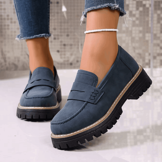CAPUCINE - MOCASSINS À PLATEFORME STYLE COLLEGE