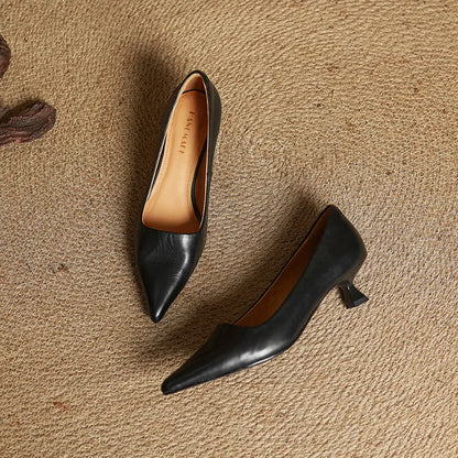 ANOK - ESCARPINS EN CUIR VÉRITABLE