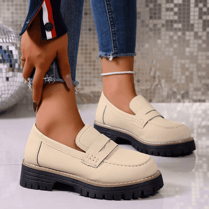 CAPUCINE - MOCASSINS À PLATEFORME STYLE COLLEGE