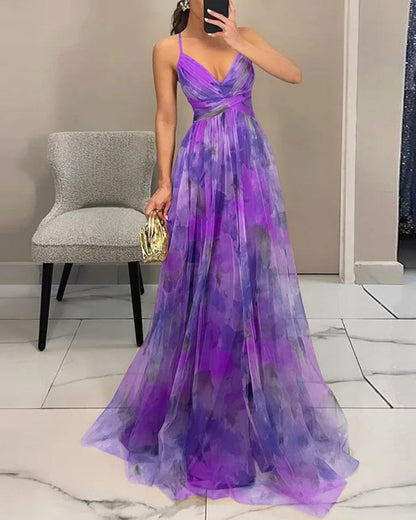 BELLA - ROBE MAXI À IMPRIMÉ FLORAL ENVOÛTANTE