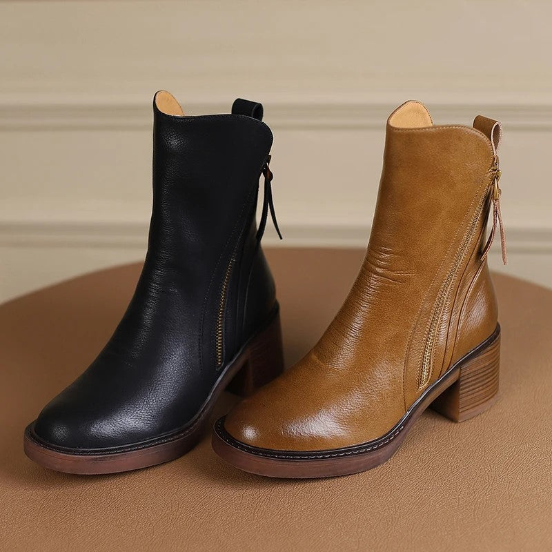 GARCIEL - BOTTINES EN CUIR