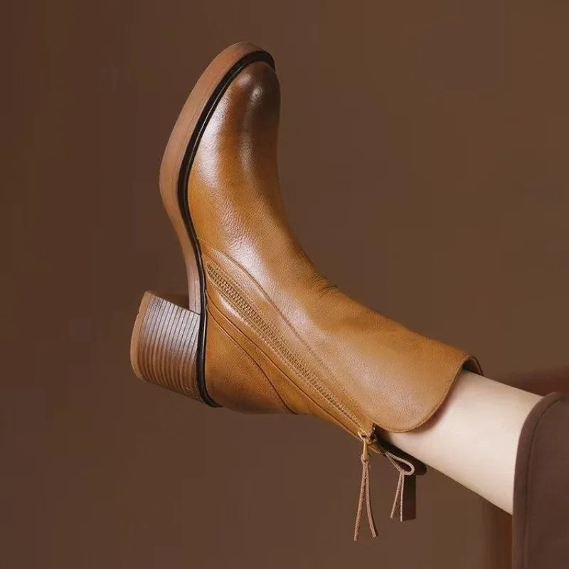 GARCIEL - BOTTINES EN CUIR