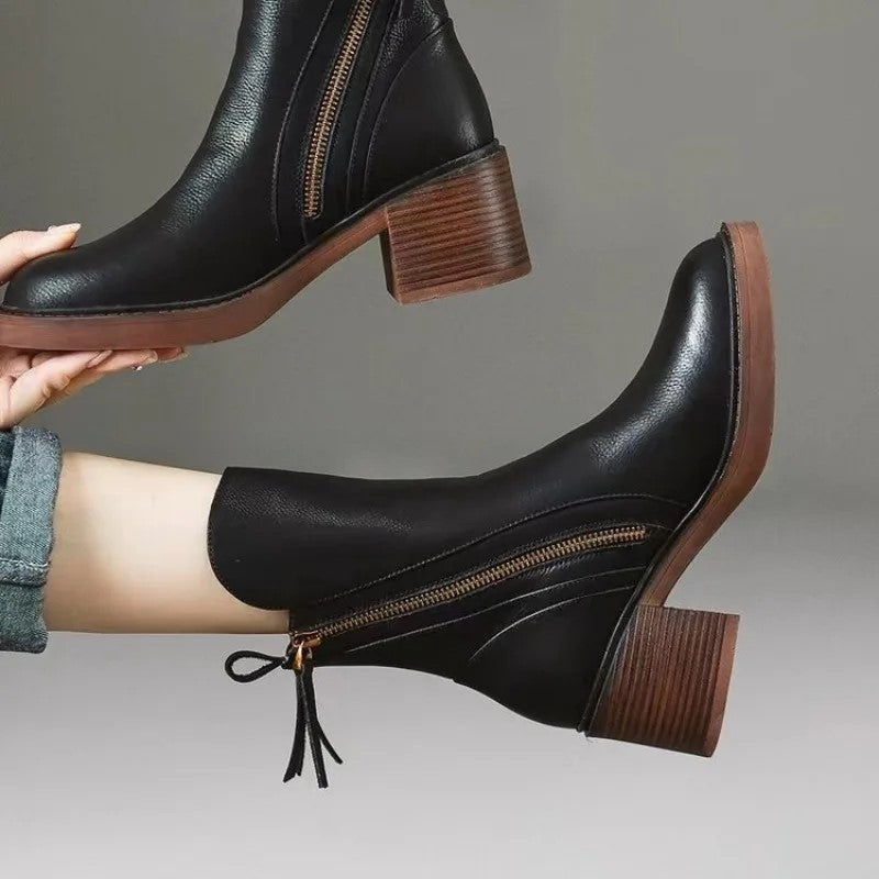 GARCIEL - BOTTINES EN CUIR