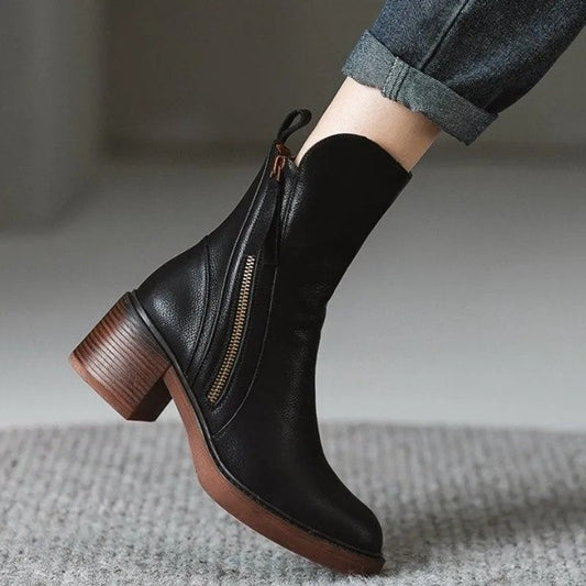 GARCIEL - BOTTINES EN CUIR
