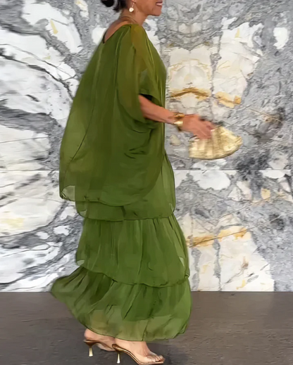 LARA - ROBE LONGUE FLUIDE ET ÉLÉGANTE
