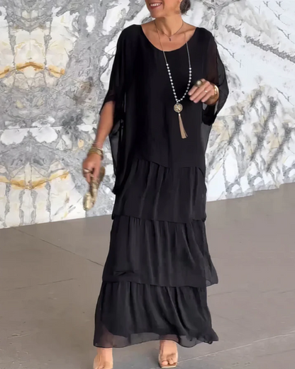 LARA - ROBE LONGUE FLUIDE ET ÉLÉGANTE