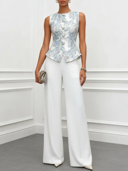 ILANA - ENSEMBLE CARACO ET PANTALON