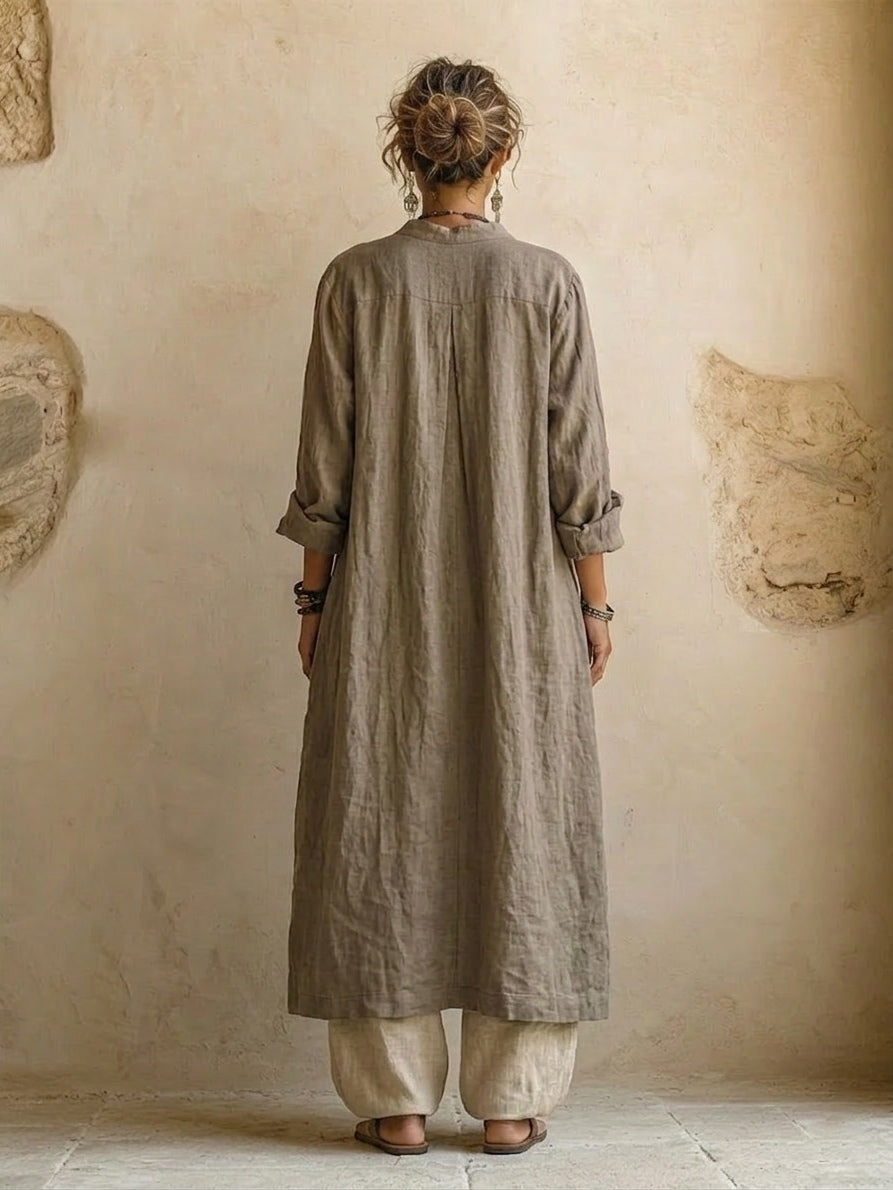 PATRICIA - TROIS PIÈCES EN COTON ET LIN