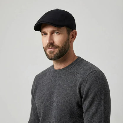 HERITAGE - CASQUETTE PLATE ÉLÉGANTE POUR HOMMES