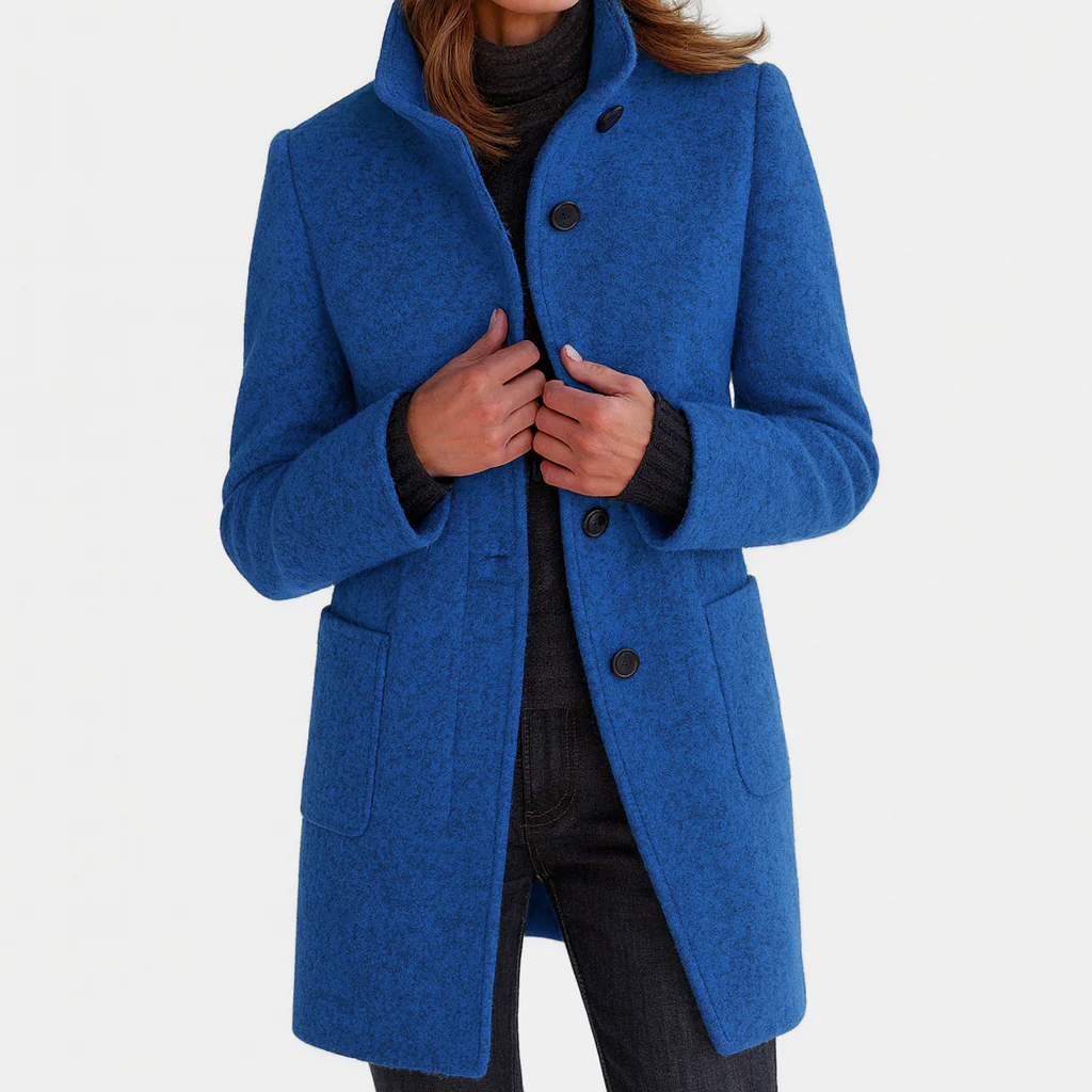 HELENA - MANTEAU EN LAINE COUPE MIDI