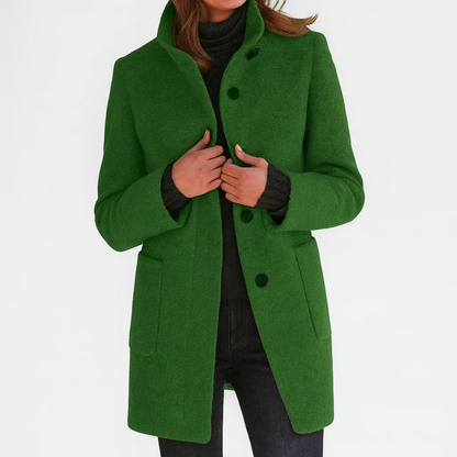 HELENA - MANTEAU EN LAINE COUPE MIDI