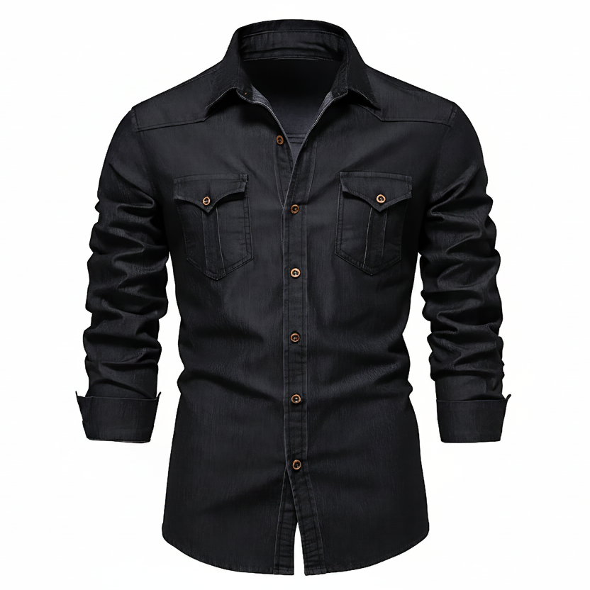 ADAPTIVEFIT - CHEMISE EN JEAN DE COTON