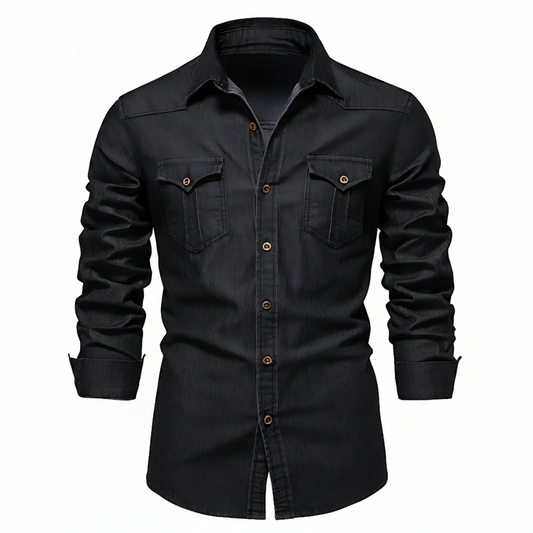 ADAPTIVEFIT - CHEMISE EN JEAN DE COTON