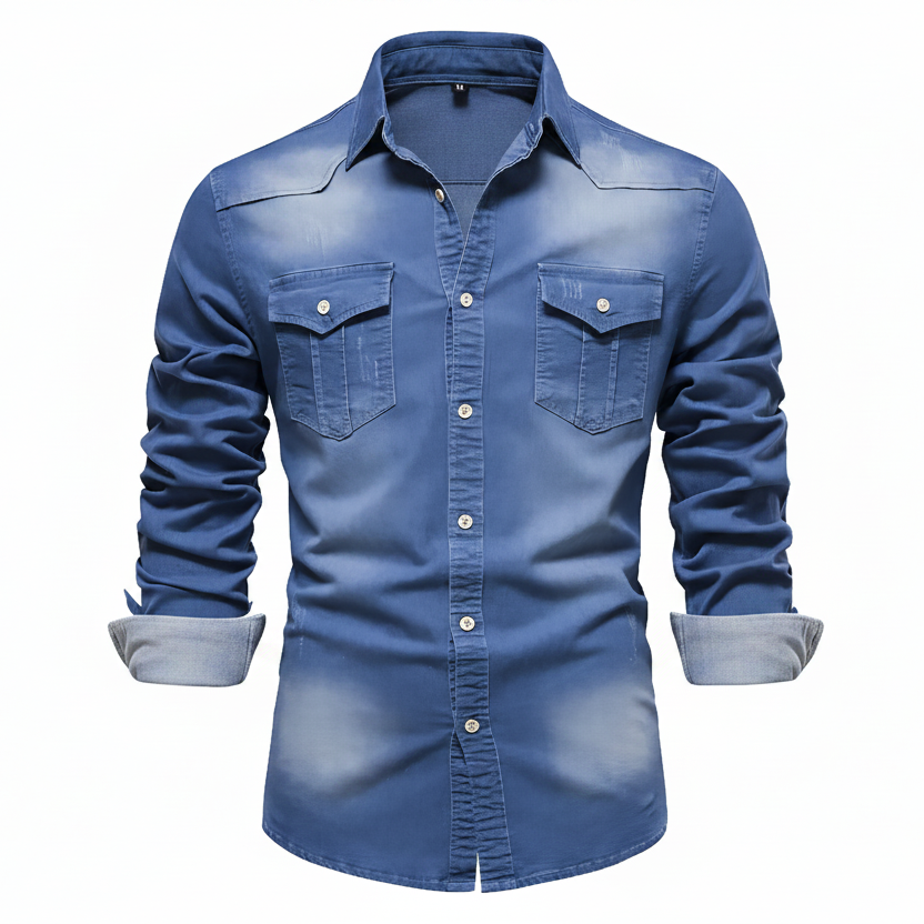 ADAPTIVEFIT - CHEMISE EN JEAN DE COTON